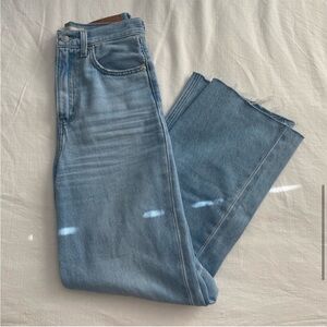 Levi’s High Loose Jeans-raw hem